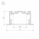 Профиль Arlight S2-Linia69-F-2500 Seamless Anod 029470