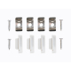 Профиль врезной LEDS POWER СПВ17-2507 алюм. черный с призм.рассеивателем 2м 008424