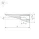 Профиль Arlight SL-Mini-Shelf-H8-2000 Anod Olive Grey 038205