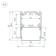 Профиль встраиваемый Arlight SL-Linia52-3L-F-2000 Anod 044682