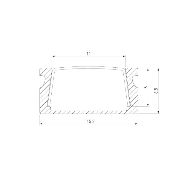 Профиль алюминиевый с рассеивателем Elektrostandard LL-2-ALP006 a053619 Профиль алюминиевый с рассеивателем Elektrostandard LL-2-ALP006 a053619