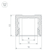 Профиль Arlight SL-Slim-H13M-2000 White 037108
