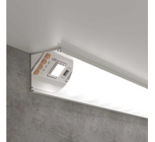 Профиль угловой алюминиевый с рассеивателем Elektrostandard LL-2-ALP008 a053628