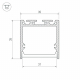 Профиль Arlight SL-LINE-3535-2000 ANOD 019306