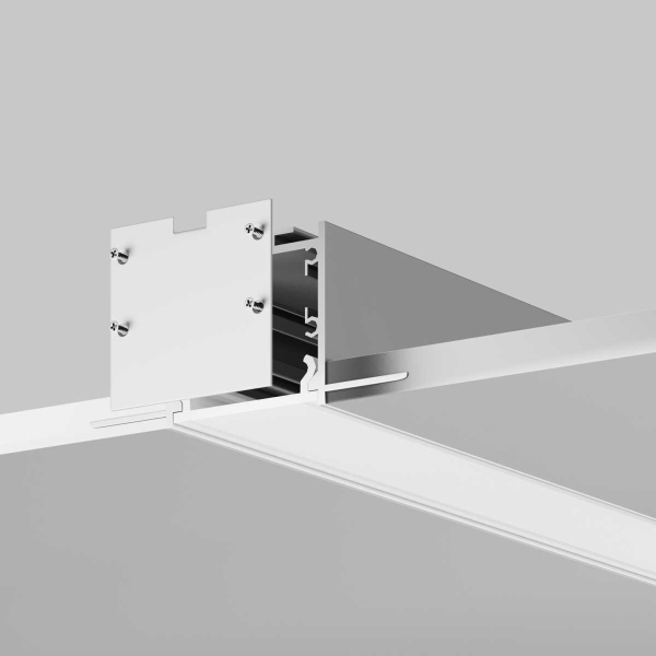 Алюминиевый профиль встраиваемый скрытого монтажа 72x36 (Серебро, 3 м), ALM-7236T-S-3M Maytoni Led Strip 636011