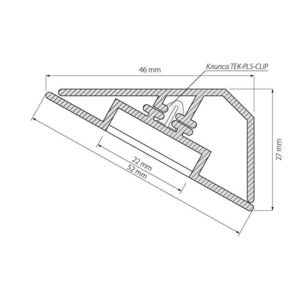 Профиль Arlight KLUS-LOCK-FM-BASE-2000 ANOD 020909 Профиль Arlight KLUS-LOCK-FM-BASE-2000 ANOD 020909