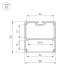 Профиль Arlight SL-LINE-5050-LW-3000 ANOD BLACK 043977