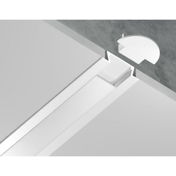 Встраиваемый профиль с рассеивателем Ambrella Illumination GP1001WH Встраиваемый профиль с рассеивателем Ambrella Illumination GP1001WH