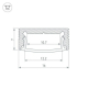 Профиль Arlight SL-Slim-H7-3000 Anod 036033