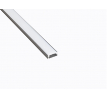 Профиль накладной LEDS POWER СПН1707 алюм. черный с призм.рассеивателем 2м 008400