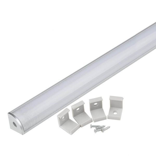 Профиль Uniel UFE-K06 Silver/Frozen 200 Polybag UL-00005028 Профиль Uniel UFE-K06 Silver/Frozen 200 Polybag UL-00005028