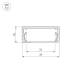 Профиль Arlight ARH-Wide-W39-2000 Anod 030982
