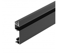 Профиль встраиваемый Arlight Plintus-H73-F-2000 Black 043480