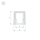 Профиль с рассеивателем Arlight SL-Mini-8-2000 Anod+Opal 036832