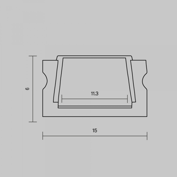 Алюминиевый профиль Maytoni Led Strip 631003 Алюминиевый профиль Maytoni Led Strip 631003