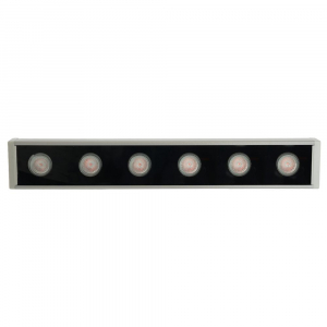 LL-893 Светодиодный линейный прожектор для подсветки стен, красный, 250*40*25mm, 6W DC24V, IP65 51567