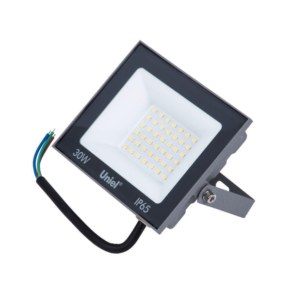 Прожектор светодиодный Uniel ULF-F23-30W/6500K IP65 160-240V Grey UL-00011845 Прожектор светодиодный Uniel ULF-F23-30W/6500K IP65 160-240V Grey UL-00011845