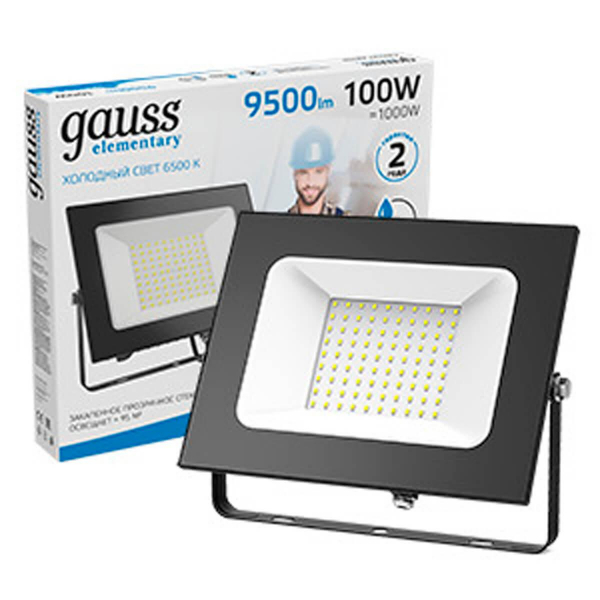 Прожектор светодиодный Gauss 100W 613100100 Прожектор светодиодный Gauss 100W 613100100