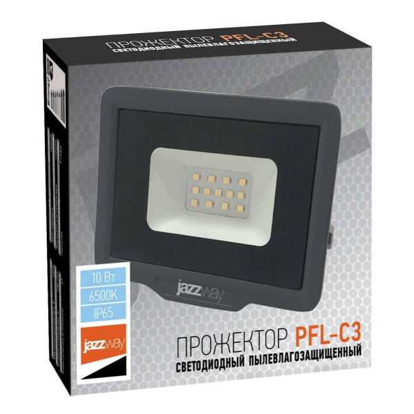 Прожектор светодиодный Jazzway PFL-C3 10W 6500K 5023529A Прожектор светодиодный Jazzway PFL-C3 10W 6500K 5023529A
