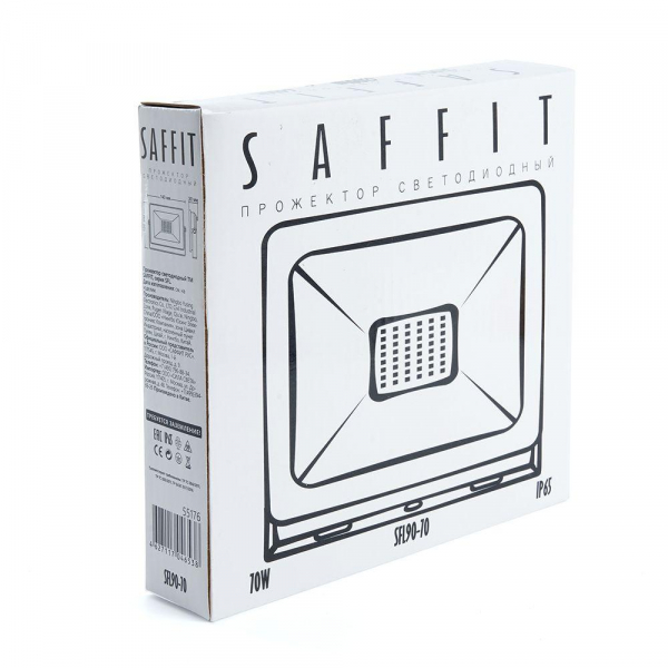 Светодиодный прожектор Saffit SFL90-70 70W 6400K 55176 Светодиодный прожектор Saffit SFL90-70 70W 6400K 55176