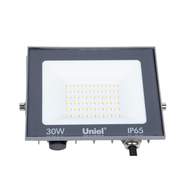 Прожектор светодиодный Uniel ULF-F23-30W/6500K IP65 160-240V Grey UL-00011845 Прожектор светодиодный Uniel ULF-F23-30W/6500K IP65 160-240V Grey UL-00011845