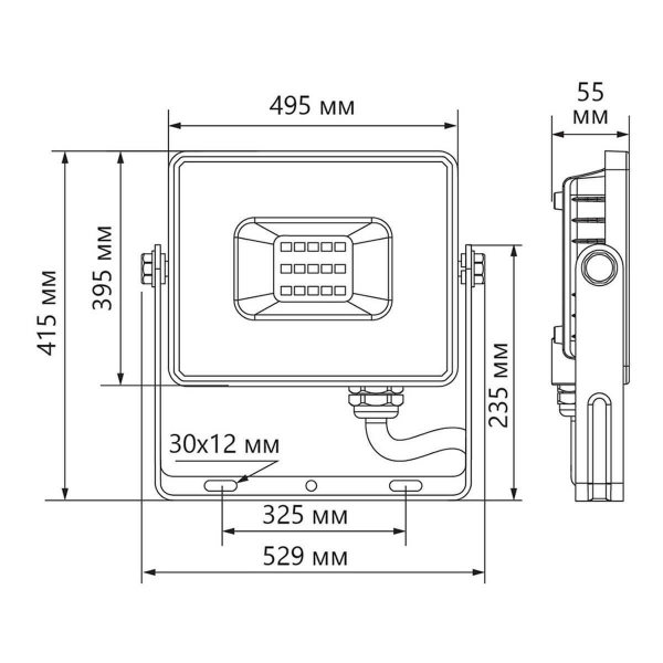 Светодиодный прожектор Feron LL-926 300W 6400K 29501 Светодиодный прожектор Feron LL-926 300W 6400K 29501