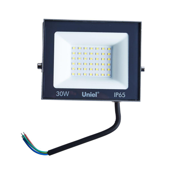 Прожектор светодиодный Uniel ULF-F23-30W/6500K IP65 160-240V Grey UL-00011845 Прожектор светодиодный Uniel ULF-F23-30W/6500K IP65 160-240V Grey UL-00011845