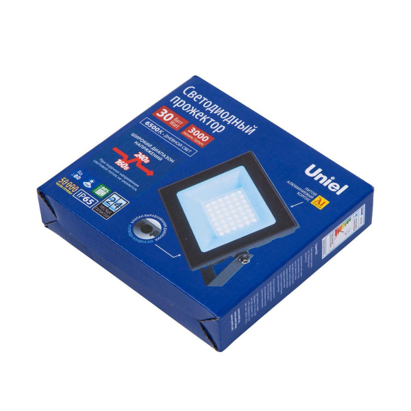 Прожектор светодиодный Uniel ULF-F23-30W/6500K IP65 160-240V Grey UL-00011845 Прожектор светодиодный Uniel ULF-F23-30W/6500K IP65 160-240V Grey UL-00011845