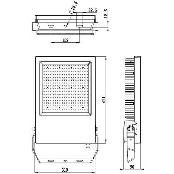 Прожектор светодиодный Deko-Light Atik 300W 5000K 732103 Прожектор светодиодный Deko-Light Atik 300W 5000K 732103