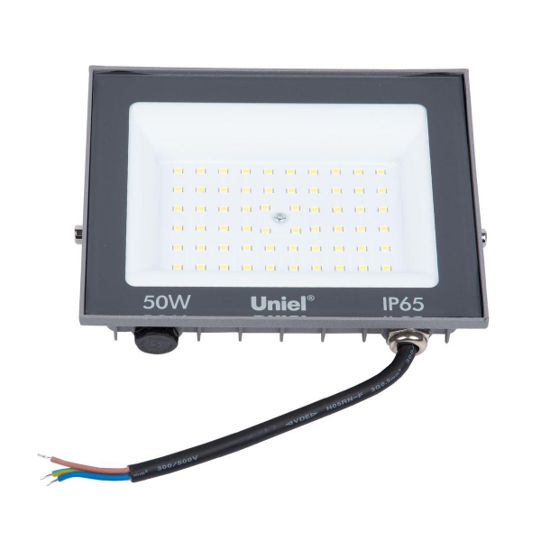 Прожектор светодиодный Uniel ULF-F23-50W/6500K IP65 160-240V Grey UL-00011846 Прожектор светодиодный Uniel ULF-F23-50W/6500K IP65 160-240V Grey UL-00011846