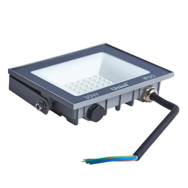 Прожектор светодиодный Uniel ULF-F23-30W/6500K IP65 160-240V Grey UL-00011845 Прожектор светодиодный Uniel ULF-F23-30W/6500K IP65 160-240V Grey UL-00011845