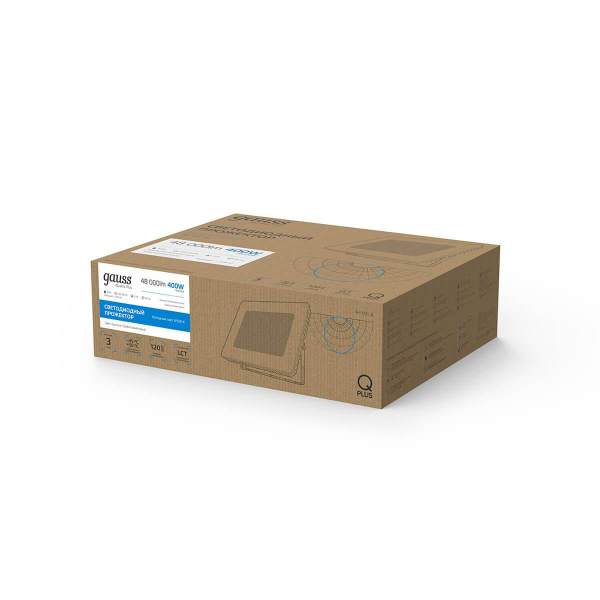 Прожектор светодиодный Gauss Qplus 400W 6500К 690511400 Прожектор светодиодный Gauss Qplus 400W 6500К 690511400