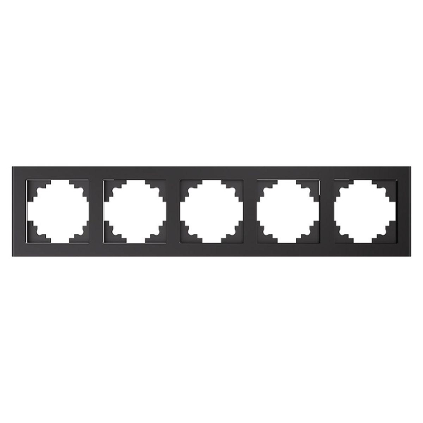 Рамка 5-постовая Stekker Катрин графит GFR00-7005-06 39642