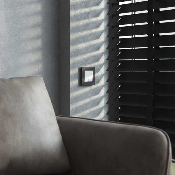 Рамка Werkel Slab на 1 пост черный матовый W0012908 4690389193293