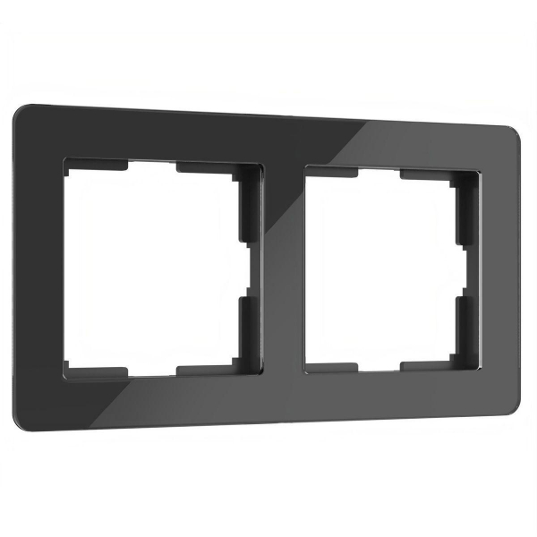 Рамка Werkel Acrylic на 2 поста черный W0022708 4690389184857 Рамка Werkel Acrylic на 2 поста черный W0022708 4690389184857