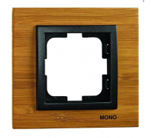Рамка 1-постовая Mono Electric Style бамбук 107-530000-160
