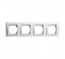 Рамка 4-постовая Vesta-Electric Verona белый FRM020401BEL