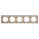 Рамка 5-постовая Stekker Эрна слоновая кость PFR00-9005-02 39621