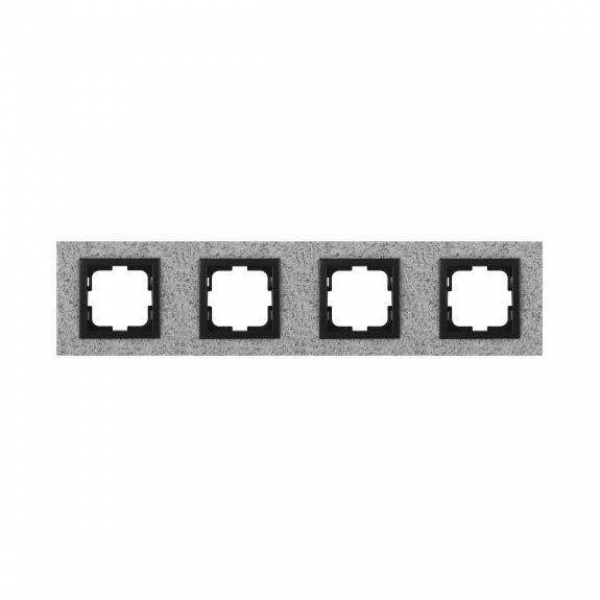 Рамка 4-постовая Mono Electric Style Granit белый гранит 107-600000-163 Рамка 4-постовая Mono Electric Style Granit белый гранит 107-600000-163