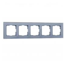Рамка на 5 постов Werkel Favorit серый W0051115 4690389160165