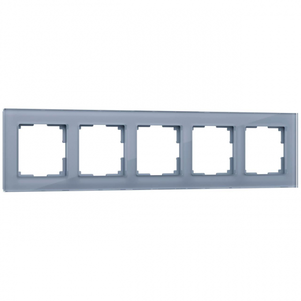 Рамка на 5 постов Werkel Favorit серый W0051115 4690389160165 Рамка на 5 постов Werkel Favorit серый W0051115 4690389160165