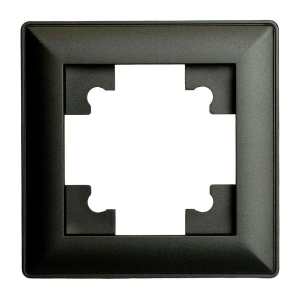 Рамка 1-местная Stekker Катрин черный PFR00-7001-05 39812