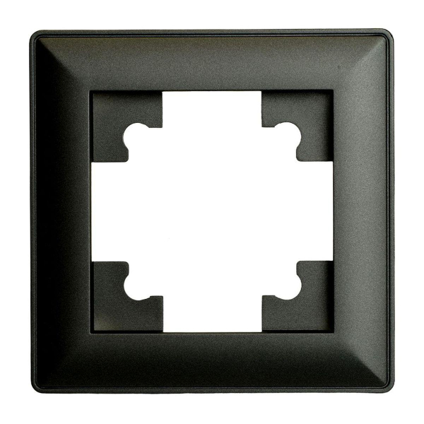 Рамка 1-местная Stekker Катрин черный PFR00-7001-05 39812