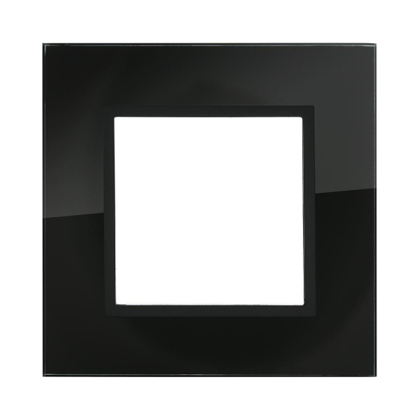Рамка LK Studio 1-постовая из натурального темного стекла LK45 854110-1 Рамка LK Studio 1-постовая из натурального темного стекла LK45 854110-1