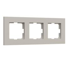 Рамка на 3 поста Werkel Slab дымчатый софт W0032917 a071626
