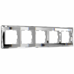 Рамка на 5 постов зеркальная Werkel W0051220 4690389158896