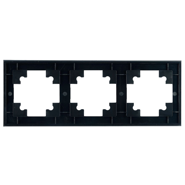 Рамка 3-постовая Stekker Катрин черный GFR00-7003-05 39520