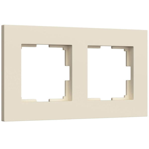 Рамка на 2 поста Werkel Slab айвори матовый W0022962 4690389193392 Рамка на 2 поста Werkel Slab айвори матовый W0022962 4690389193392