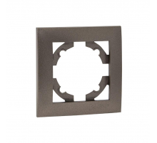 Валенсия Рамка 1-местная графит EKF EWM-G-301-60