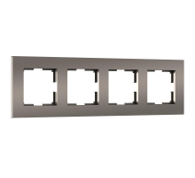 Рамка на 4 поста Werkel Slab бронза матовый W0042963 4690389193538